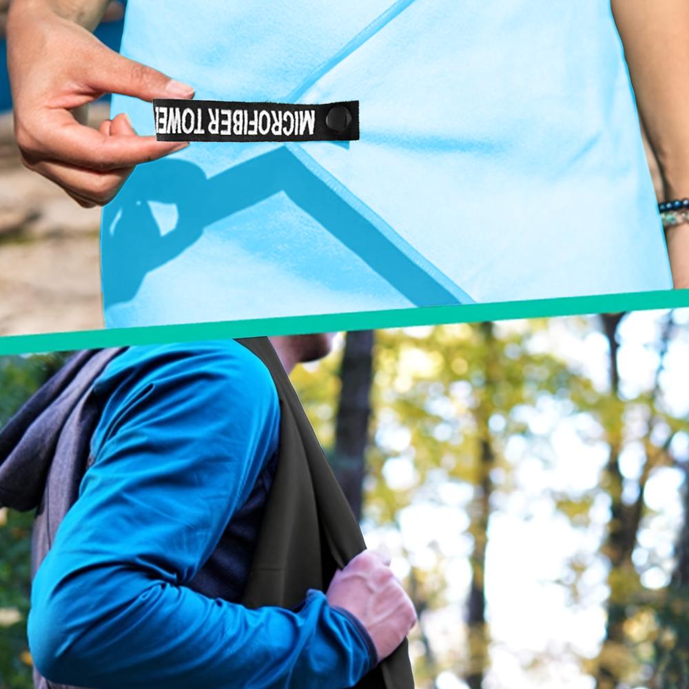Mikrofaser Schnelltrocknendes Handtuch, Poolhandtuch-Set, Bequemes Leichtes Sandfreies Strandtuch, Geeignet Für Camping, Fitness