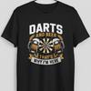 Dart und Bier T-Shirt: Lustiges Pub-Spiel-Liebhaber Grafik-T-Shirt