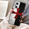 Templar Knight Case For OPPO Reno 11F 11 12 13 F 8T 7 8 10 Pro OPPO Find X8 X6 Pro X3 X5 Lite Cover Fundas