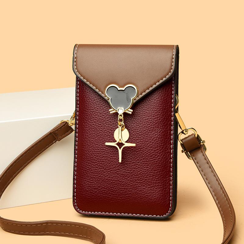 Ladies' Single-shoulder Crossbody Bag A Fashionable and High-quality Vertical Small Bag