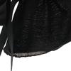 GUCCI Made in Italy Wool Blend Long sleeve Sleeve ribbon Cut S black Women Used
