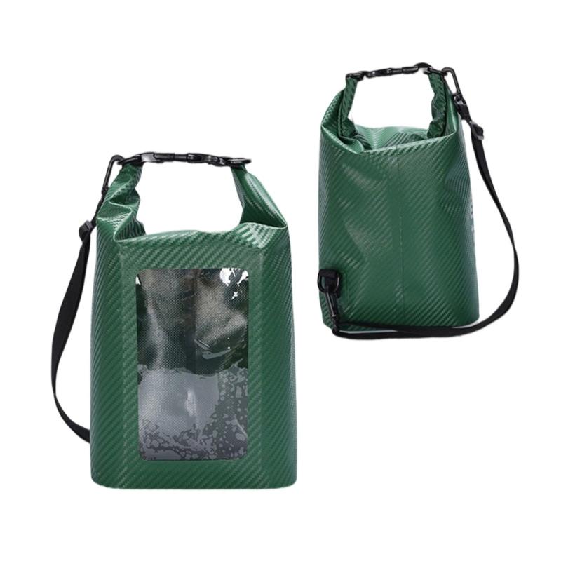 Splashes Proof Dry Bag With Transparents Window Durability Waterproofed Pouches for Fishing Snorkeling Trip