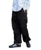 WEGO Wide Cargo Wide Leg Easy Work Size Black Men's Pants, Pants, Pants, Bottoms, Pants, Outdoor, Streetwear, Gift, Spring/Summer, Autumn/Winter,