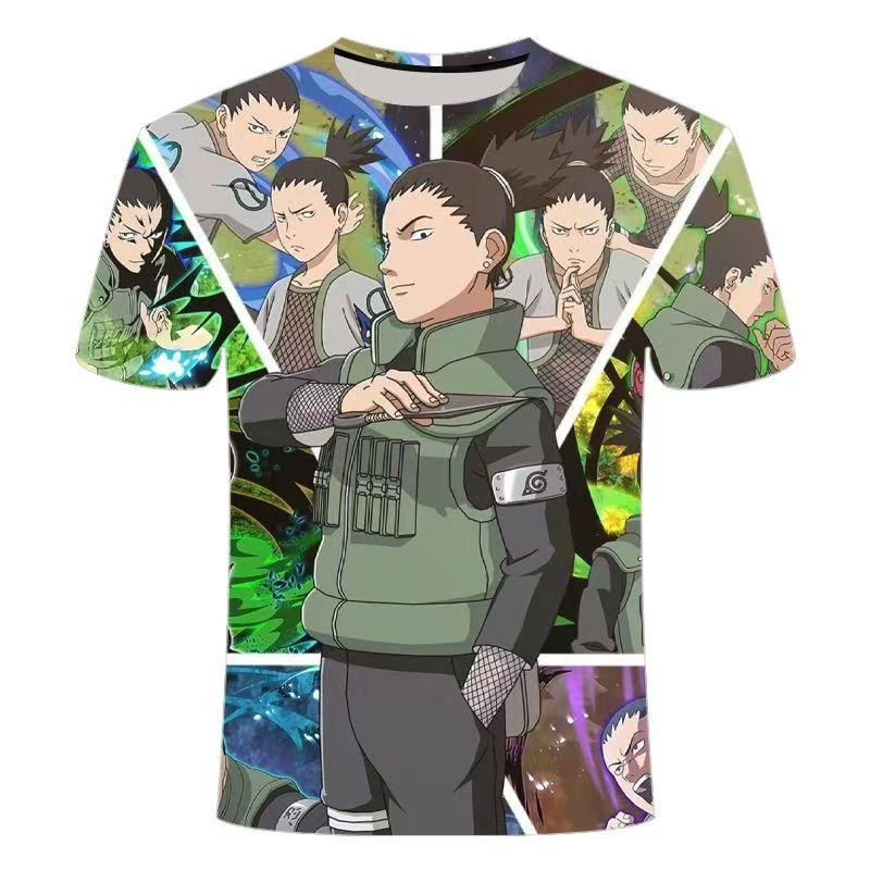 3D Anime Graphic Print Men's T-Shirt, Short Sleeve Summer Casual Streetwear Top