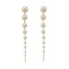 Handmade Pearls Tassels Earrings Trendy Long Earrings Women Earrings Pearls Ear Jewelry Suitable for Parties and Event