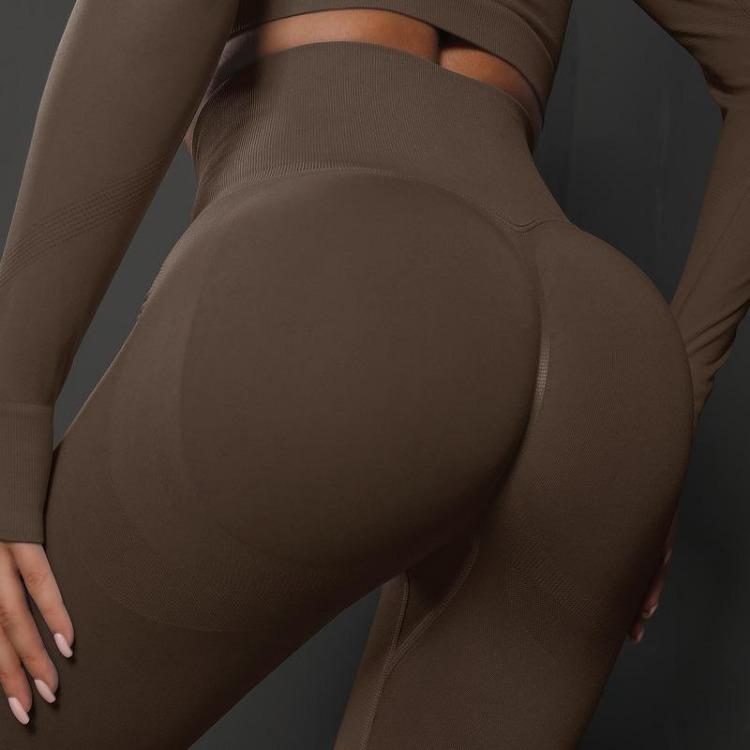 Nessaj Seamless High Waist Yoga Tights Women Scrunch Butt Workout Leggings Gym Fitness Slim Pants