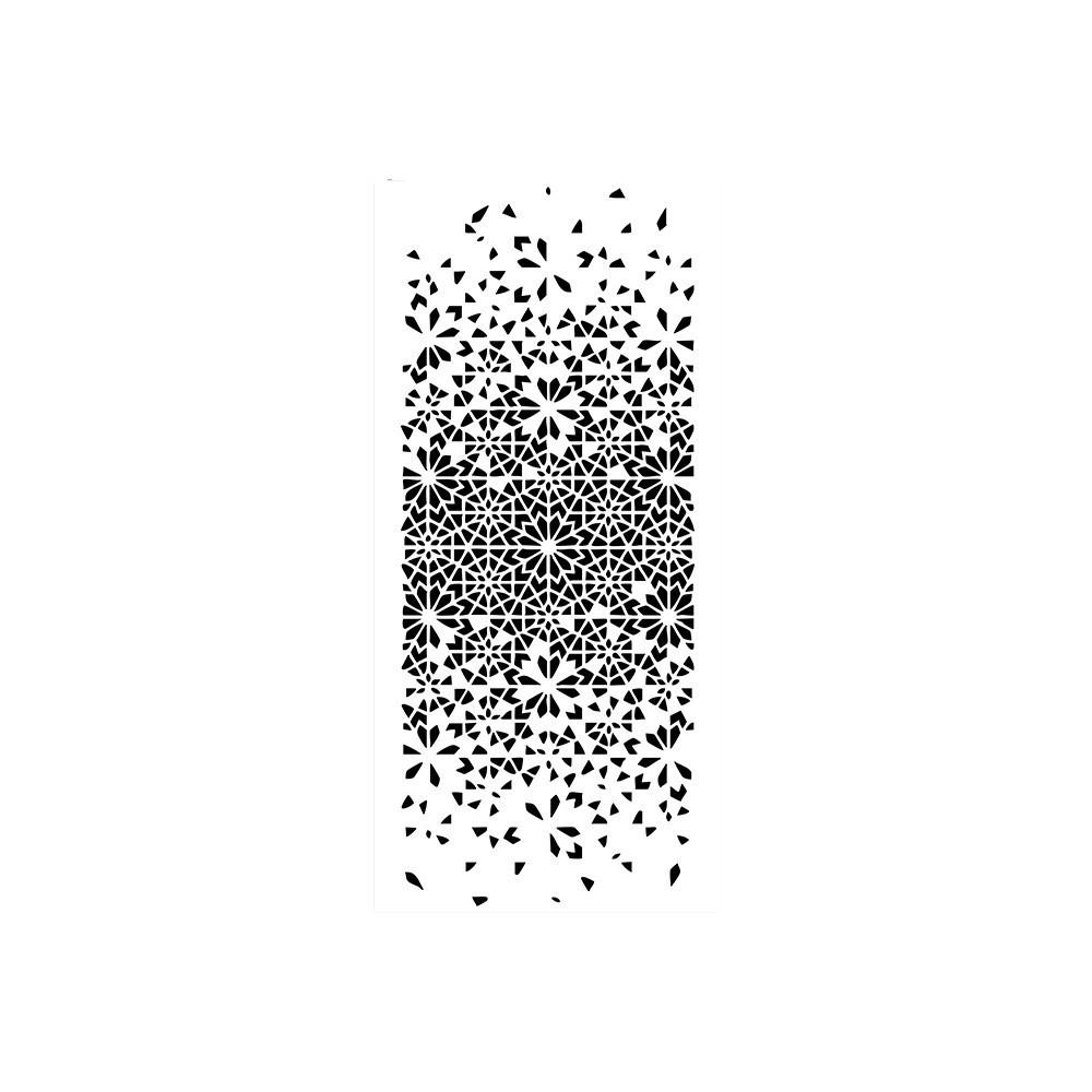 Artistic Pattern Stencil for Journal Decoration - PET Material Spray Painting Template