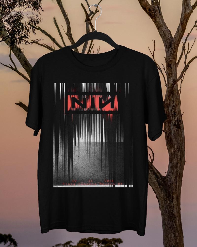 

Nine Inch Nails NIN Band Heavy Cotton Black All Size Unisex Shirt MM1409 Unisex T-Shirt S