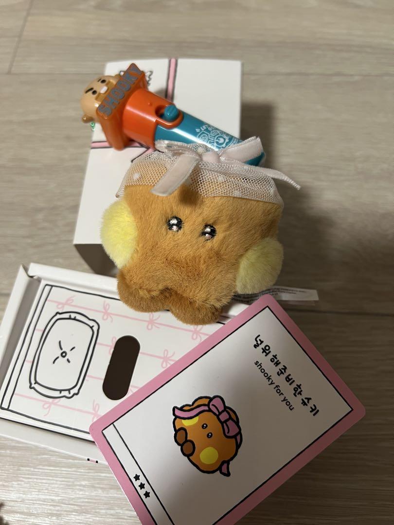 

[USED] BTS BT21 minini shooky ribbon plush toy with bonus