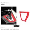 For BMW F30 F34 F36 Gear Shift Control Panel Trim Frame Decorative Sticker Made of Alcantara Car Interior Tuning Accessories blvc18