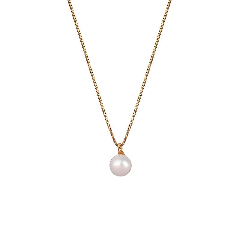 Pearl Necklace with High-end Temperament and Unique Design Sense, Light Luxury and Versatile Collarbone Chain