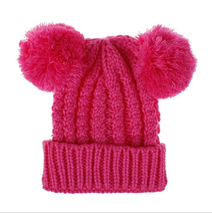 High Quality Custom Logo Children s Winter Knitted Hat Embroidery Kids Baby s Children s Winter Beanie Hat розы красного