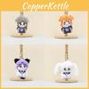 Adorable Anime Inspired Blue Prison Volleyball Plush Doll Keychain For Fans