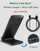 30W Fast Wireless Charger Stand Pad for iPhone 17 16 15 14 13 -11/XR, Samsung Galaxy S25/S26/S21/S20, Xiaomi 17 15 14, Huawei