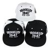 European, American Black and White Two-color Fashion Hip-hop Baseball Cap, New York Brooklyn Letter Cap