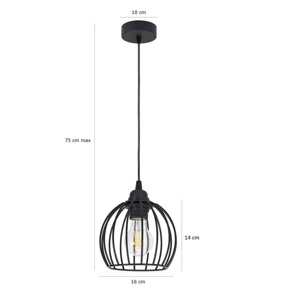 Lampa tornado ob1 czarny