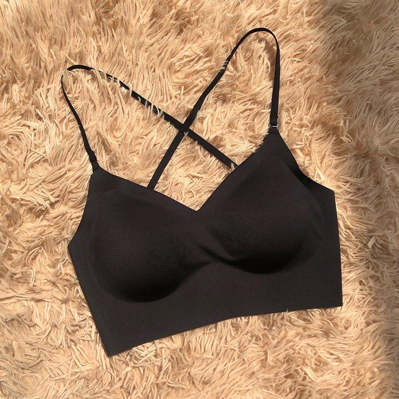 

Underwear women s seamless sexy invisible new thin summer cross backless large neck back bra 85 (for 38abc)