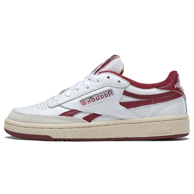 Reebok Club C Revenge Low-Top Sneakers Women Sneakers White Red FW7804
