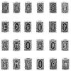 Viking Beard Beads Antique Norse Hair Tube Beads Dreadlocks Beads for Hair Braiding Pendant DIY Jewelry Hair Decoration UHB