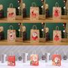 6pcs Snowflakes Gift Boxes DIY Candy Box New Christmas Paper Bag  Merry Christmas