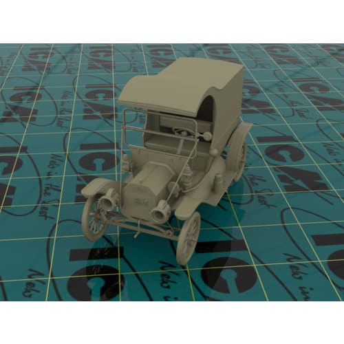 ICM 1/24 Scale Model T Ford 1912 Light Delivery Plastic Model 24008