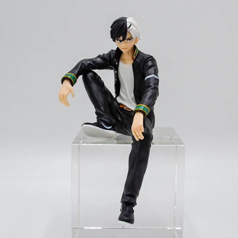 15CM Giacca a Vento Anime Sakura Haruka Action Figure Kaji Ren Noodle Stopper Modello Seduto Giocattolo Bambola Regalo per Collezionisti