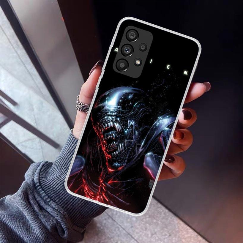 

Cool A-Alien X-Xenomorph Phone Case For Samsung Galaxy A12 A52S A42 A32 A22 A51 A50 Note 20 Ultra 10 S10 Plus A71 A70 A31 A30 A1 Samsung A52