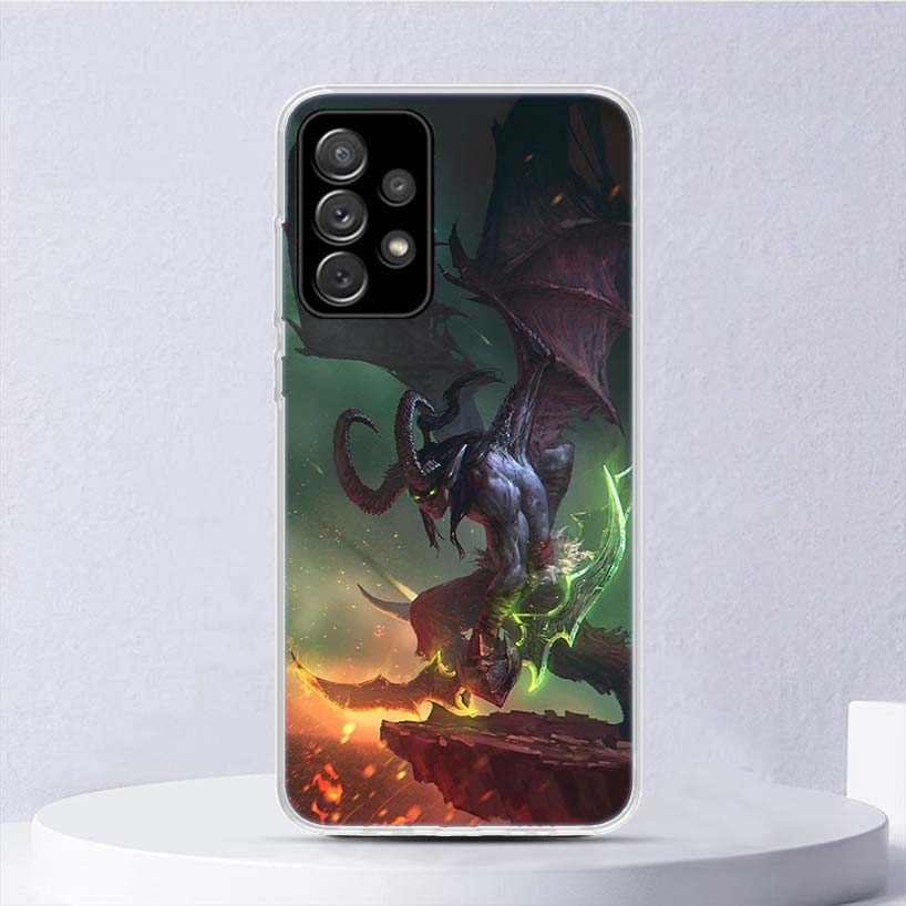 W-World Of W-Warcraft W-Wow Soft Case For Samsung Galaxy A16 A26 A36 A56 A15 A14 A13 A55 A54 A53 Phone Cover A25 A35 A24 A34 A23