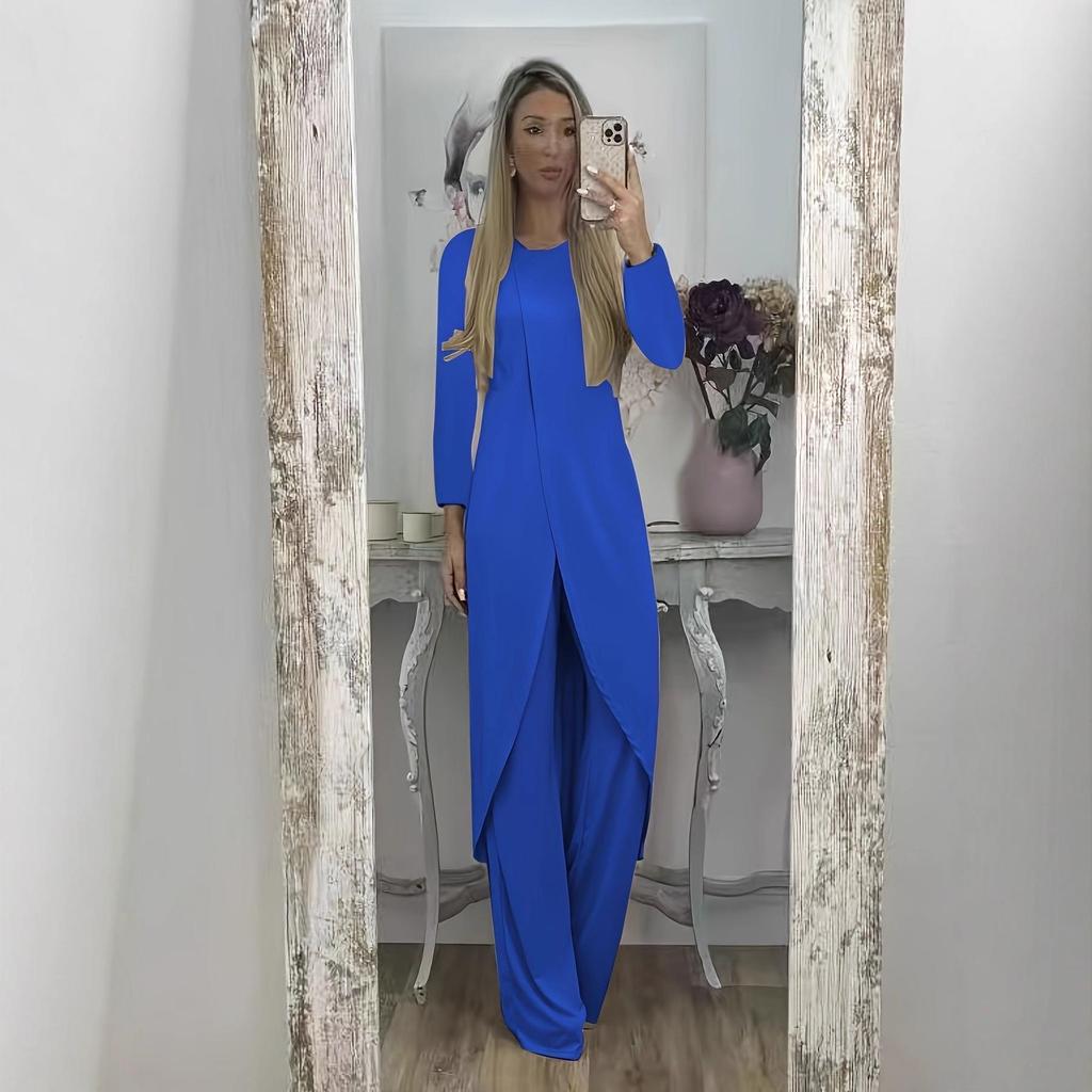 2024 Bestseller Women's Casual Two-Piece Set: Autumn/Winter Long Sleeve Top and Loose Pants