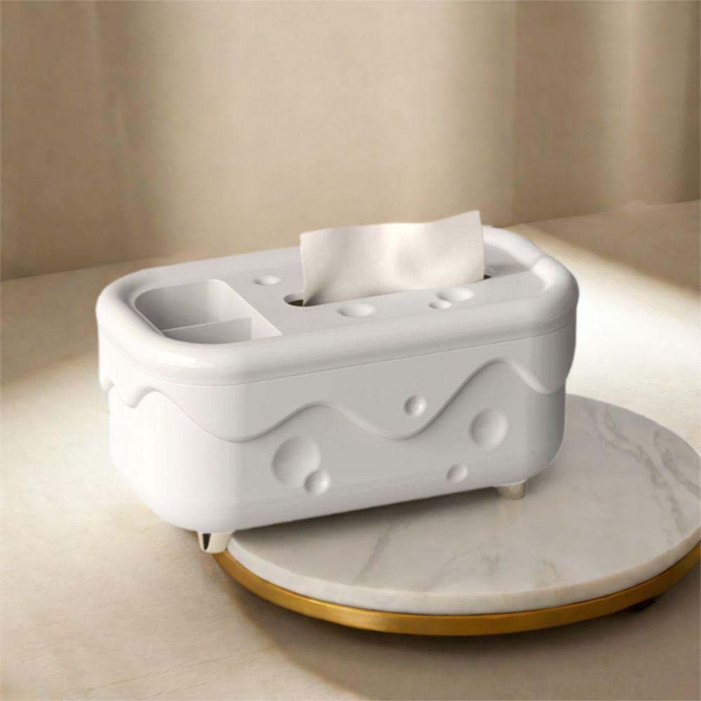 Stylish Cheese Tissue Box Kawaii Paper Storage Box Creative Tissue Holder  Bathroom