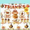 Festive Autumn Maple Leaf Party Decorations Set For Thanksgiving