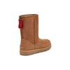 UGG Sheepskin Warm Wrap Comfort Mid-Calf Snow Boots Women Boots Chestnut 1122672-CHE