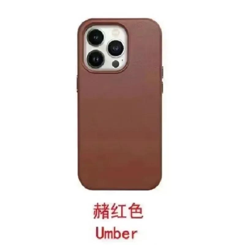 Pentru Husă de Telefon din Piele Magsafe pentru IPhone 17 Pro Max Air 16 15 14 13 Pro Max 15 Plus Adsorbție Magnetică Încărcare Wireless Capac Spate Protecție la Cădere