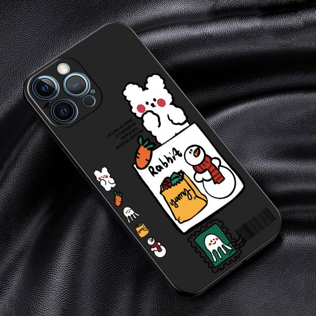 

Чехол для Apple iPhone 14 13 11 12 Pro 7 XR X XS Max 8 Plus 6 6S SE 2022 13Pro черный мягкий телефон Funda Новый год iPhone SE 2022