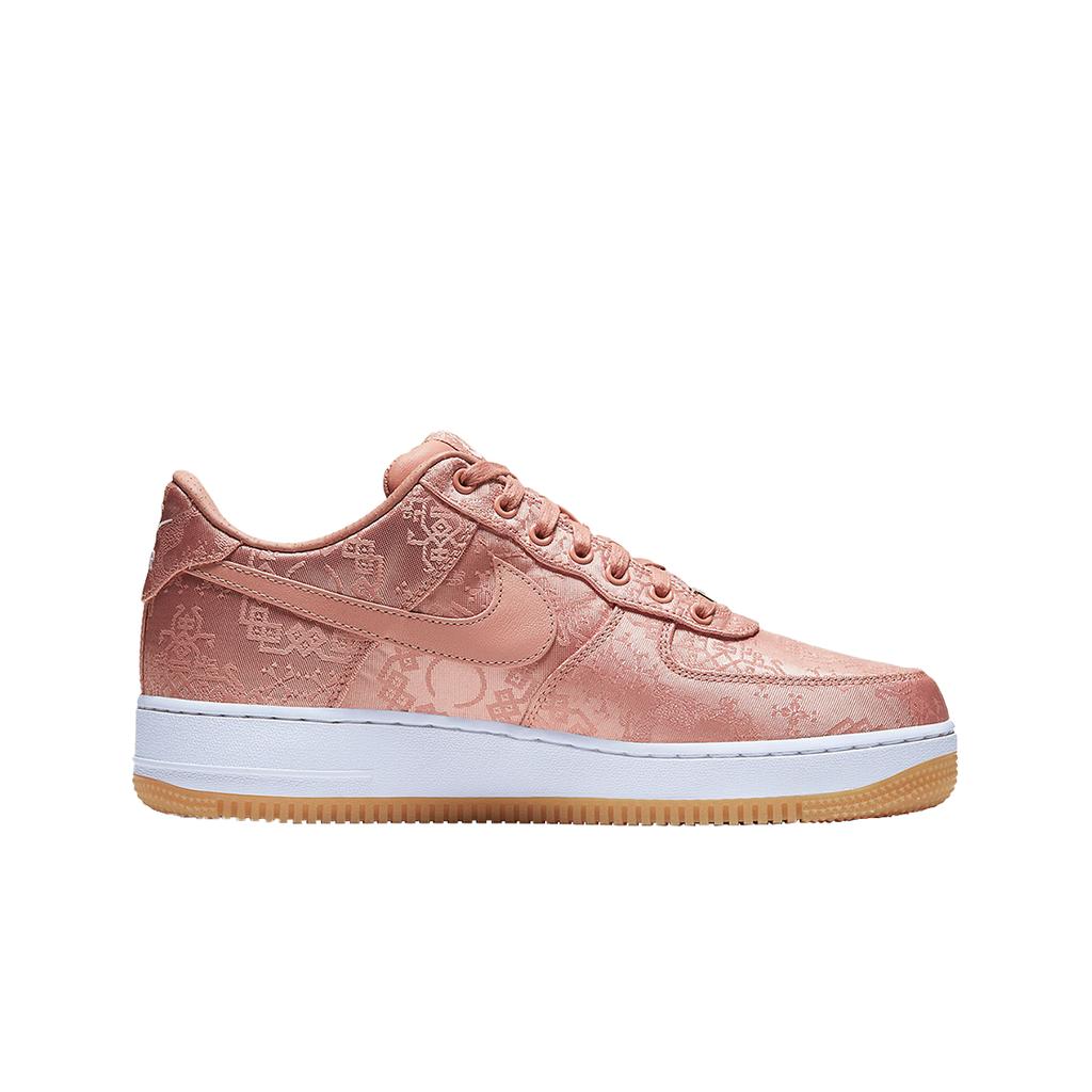 Nike X Clot Air Force 1 Low Rose Gold Silk