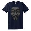 V for Vendetta Cool Design Anonymous Mask TShirt 100 Cotton ONeck Short Sleeve Summer Casual Unisexs Tshirt Streetwear