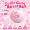 Soft Texture Stress Ball Squeezable Stress Relief Fidget Squeeze Toy  Sensory Play