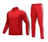 Unisex Long-Sleeve Stand Collar Sports Jacket & Training Suit Set - Autumn/Winter Collection
