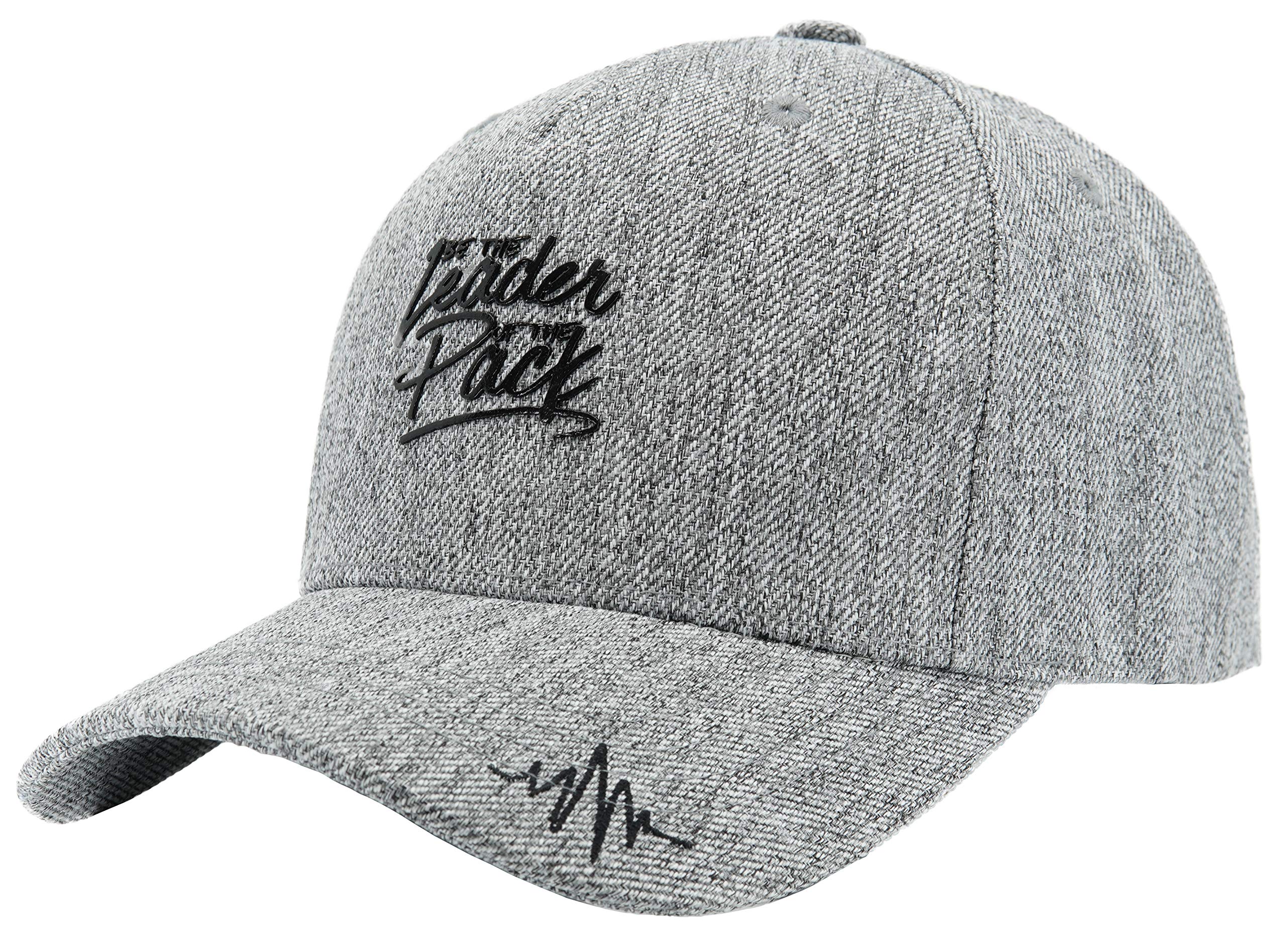 

The Leader of Pack Baseball Cap Cap Hat Baseball Cap Korean Casual Baseball Cap K POP Fashion Unisex [Team Life] Men s (Gray) сірий колір