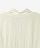 BASIKA V-Neck Pleated Tie Blouse (Butter)