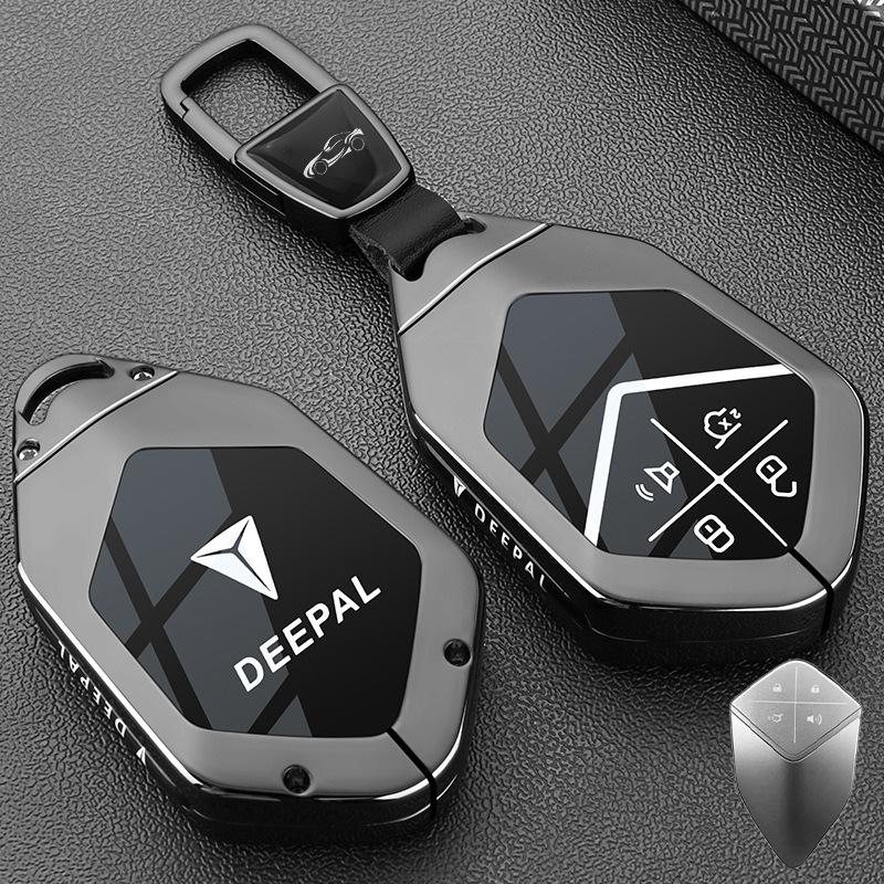 

Чехол-брелок из цинкового сплава для автомобильного ключа Changan Deepal S7 S07 L07 S05 S7I Sl03 G318 Shenlan, сумка-чехол, брелок, аксессуары for DEEPAL