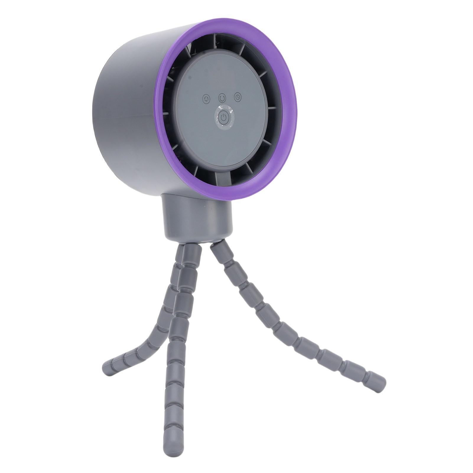 

Battery Operated Stroller Digital Diaplay 360 Degree Oscillation Fan Tripod Clip On Flexible Fan 4000mAh серый