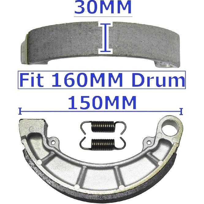 Rear Brake Shoes Pads for Honda TRX 350 400 420 450 500 Fourtrax Foreman Rancher MC0374
