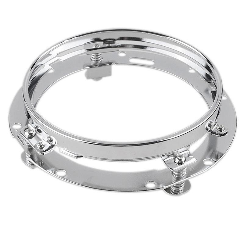 

Оновлений 7-дюймовий круглий кронштейн для фари, легка опора для кріплення фар, запчастина для мотоцикла, підходить для автомобіля срібний