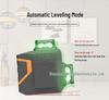 360° Green Laser Level with 8 Precision Lines