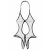 Men's Mesh Transparent Sissy Bodysuit Sexy Lingerie Open Crotch Underwear