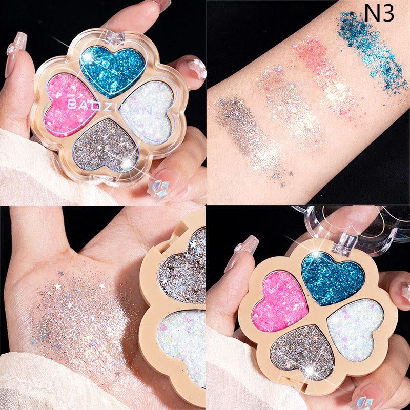 4/9 Color Eyeshadow Palette Eyeshadow Girl Beginner Makeup Tray Sculpture Highlight Cosmetic For Girls Accessories Cosmetic
