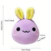 9pcs Single 13cm Rabbit Plush Bag Cute Long-Eared Bunny Easter Doll Christmas Easter Gift Playful Design | Plush Texture