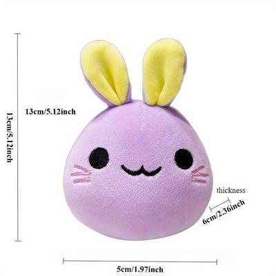 9pcs Single 13cm Rabbit Plush Bag Cute Long-Eared Bunny Easter Doll Christmas Easter Gift Playful Design | Plush Texture