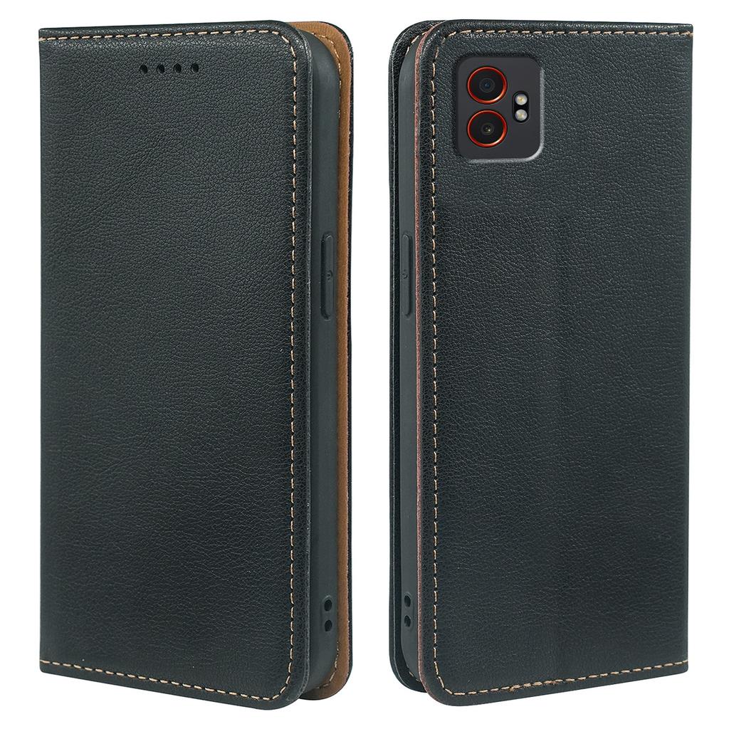 Für Samsung Galaxy XCover7 Pro Hülle Brieftasche RFID-Blockierung Leder Handyhülle Starker Magnetverschluss